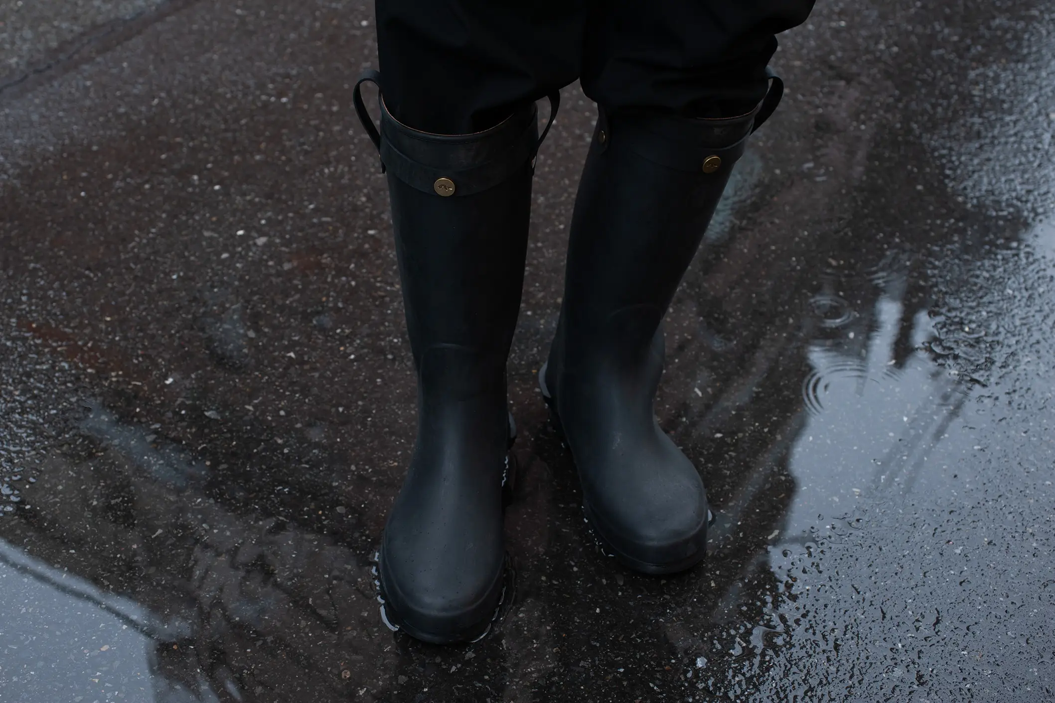 RAKA　Black×Black　24cm