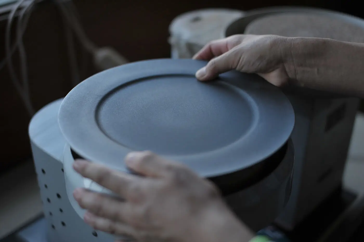 せっ器 Plate M　（ブルー）